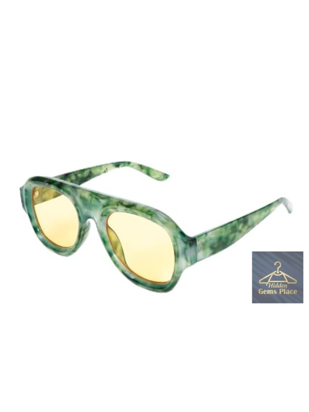 Retro Oversized Aviator Sunglasses Women Square Classic UV Protection